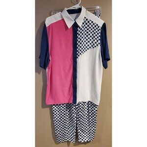 Vintage Howard Wolf Shirt & Pant Set, Size 10, Retro Matching Set